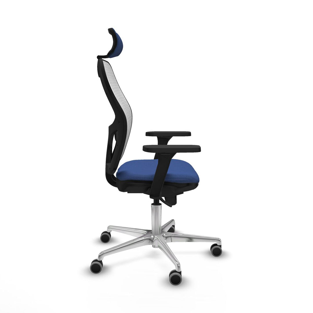 Office Chair with Headrest Piqueras y Crespo 3D086G2 Navy Blue