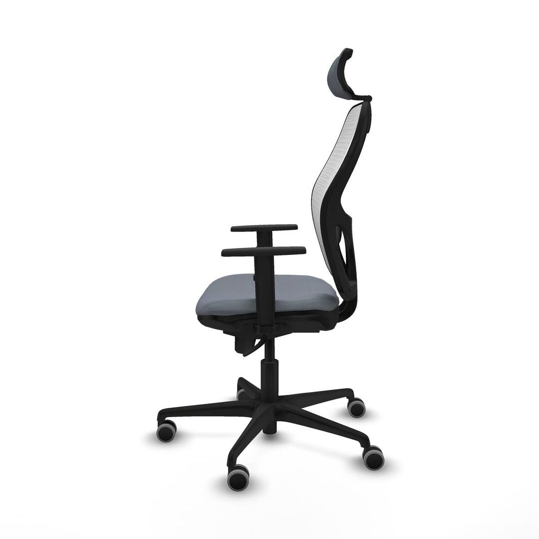 Office Chair with Headrest Piqueras y Crespo 1D036G2 Grey