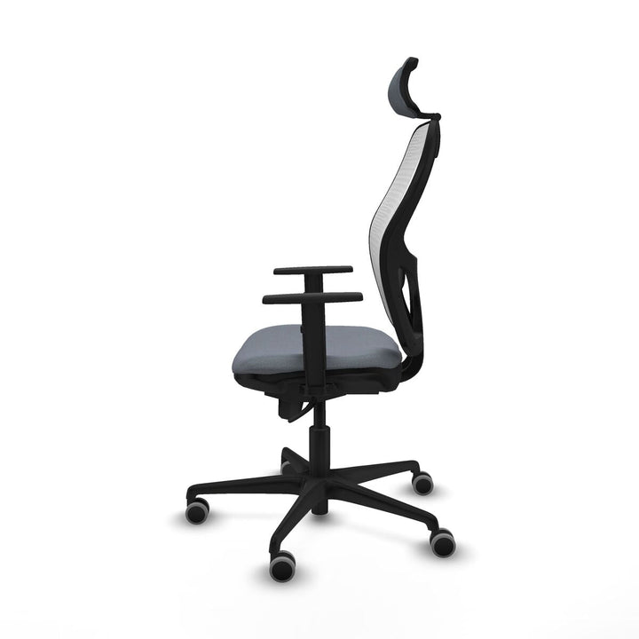Office Chair with Headrest Piqueras y Crespo 1D036G2 Grey