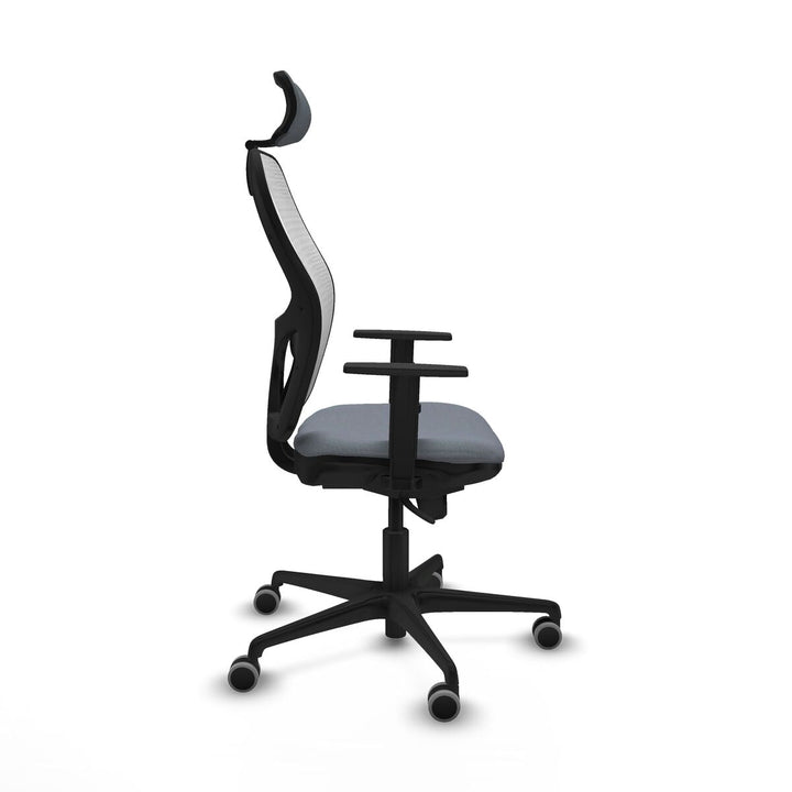 Office Chair with Headrest Piqueras y Crespo 1D036G2 Grey