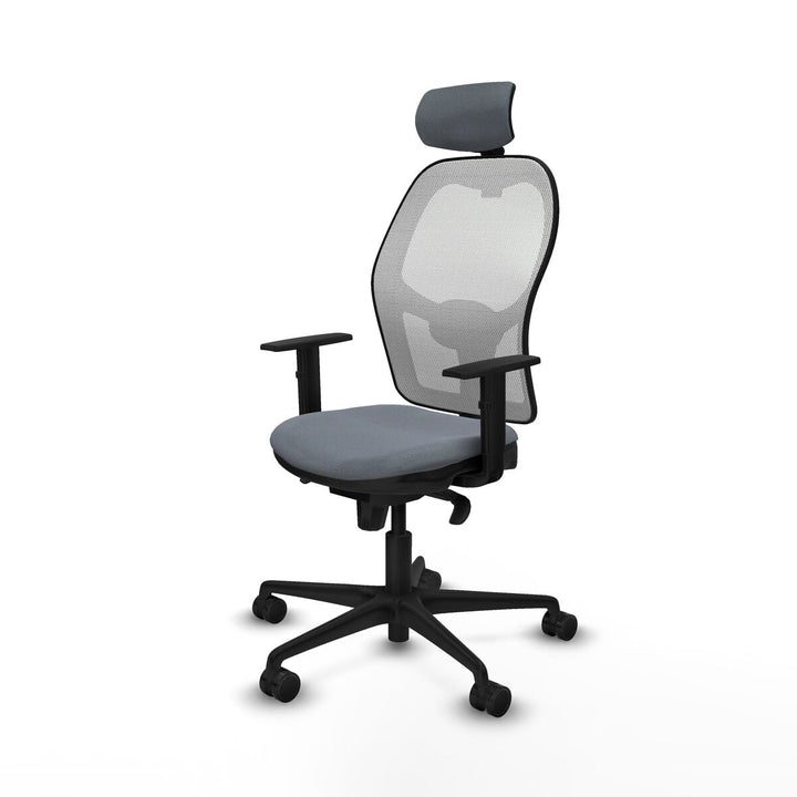 Office Chair with Headrest Piqueras y Crespo 1D036N2 Grey