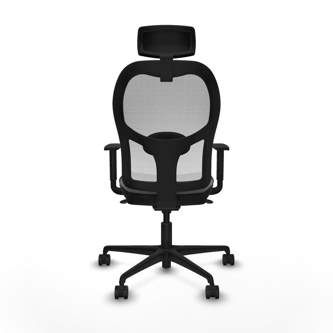 Office Chair with Headrest Piqueras y Crespo 1D036N2 Grey