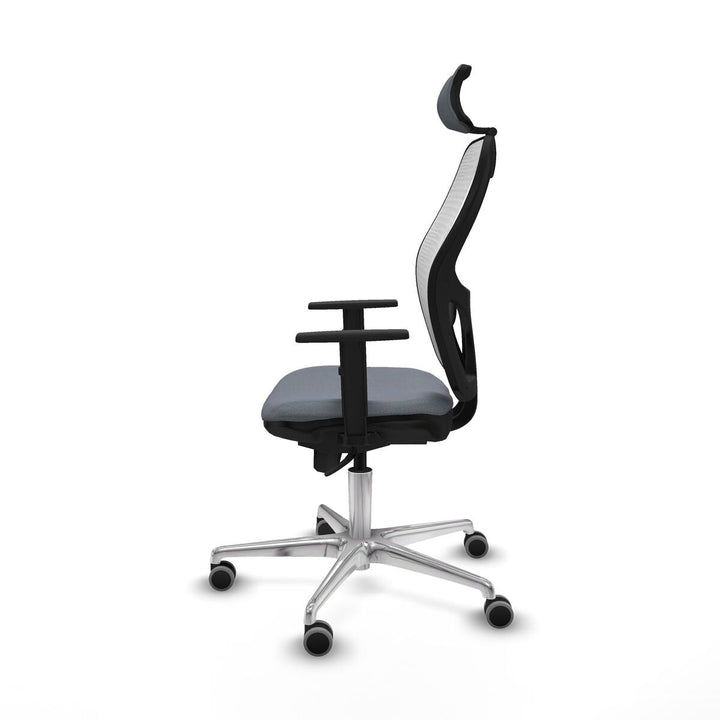 Office Chair with Headrest Piqueras y Crespo 1D086G2 Grey