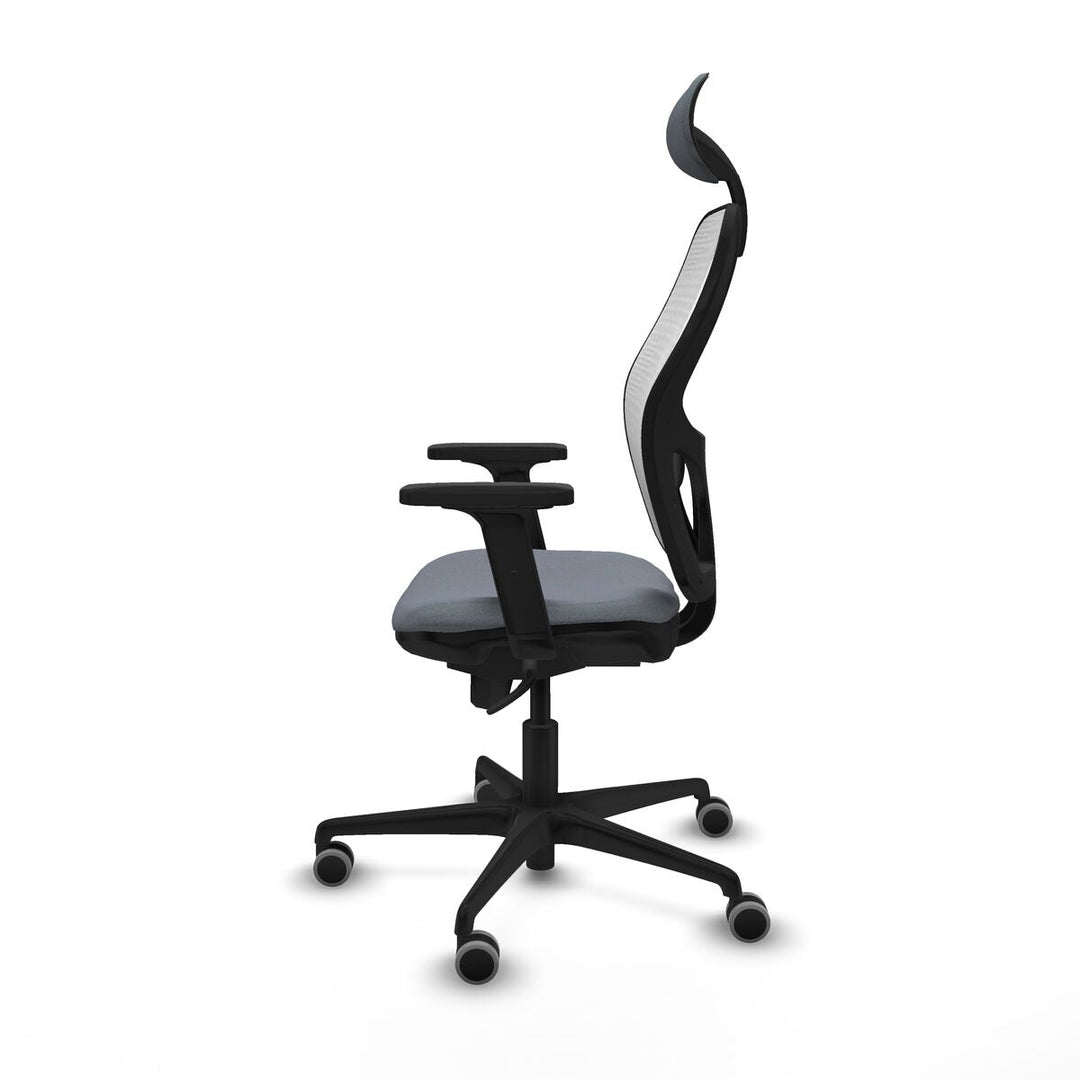 Office Chair with Headrest Piqueras y Crespo 2D036G1 Grey