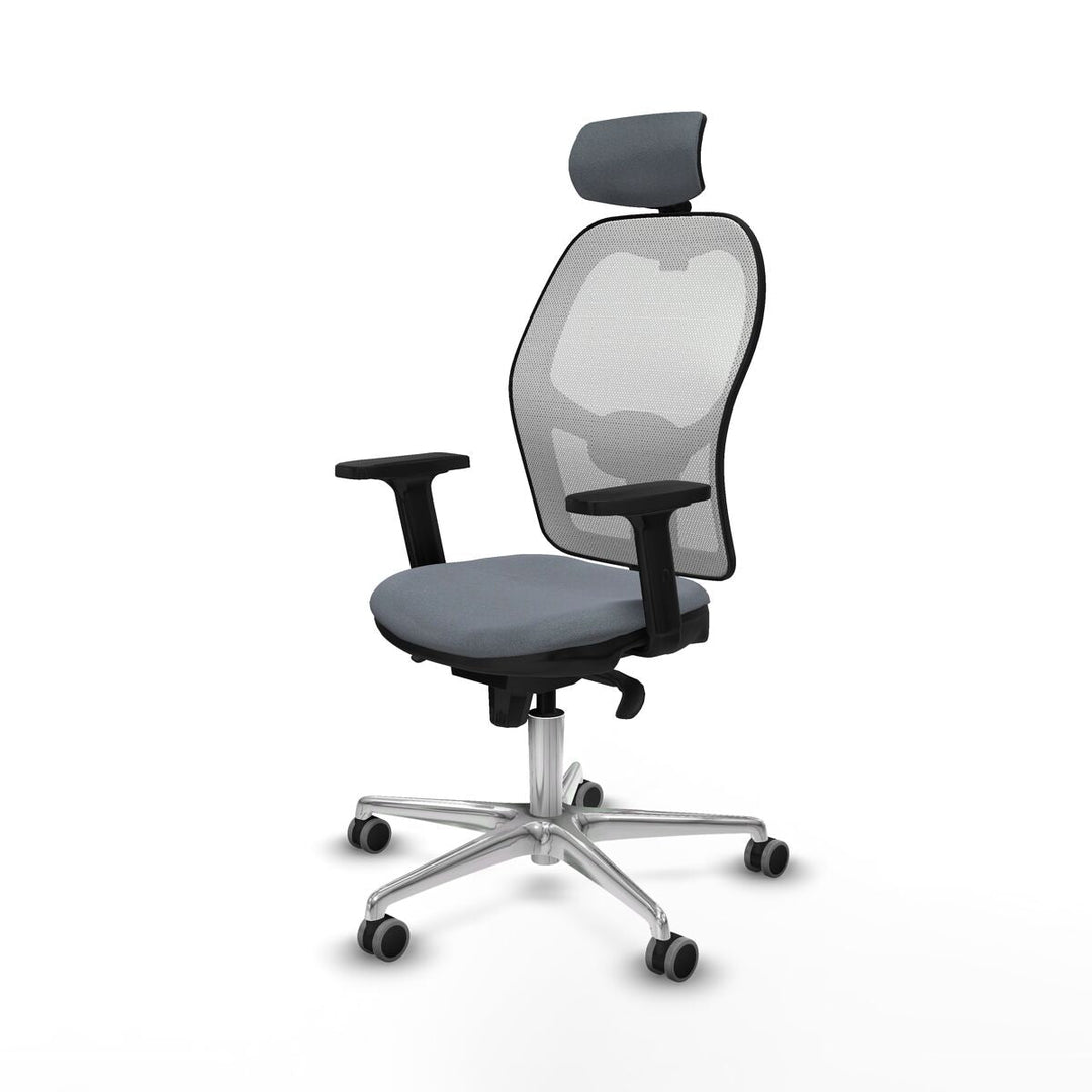 Office Chair with Headrest Piqueras y Crespo 2D086G2 Grey