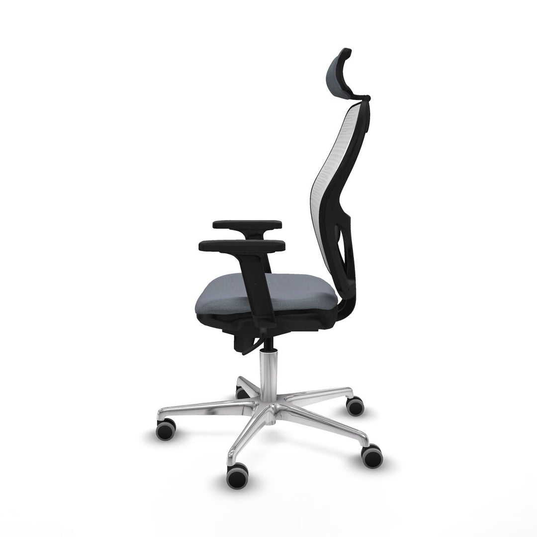 Office Chair with Headrest Piqueras y Crespo 2D086G2 Grey
