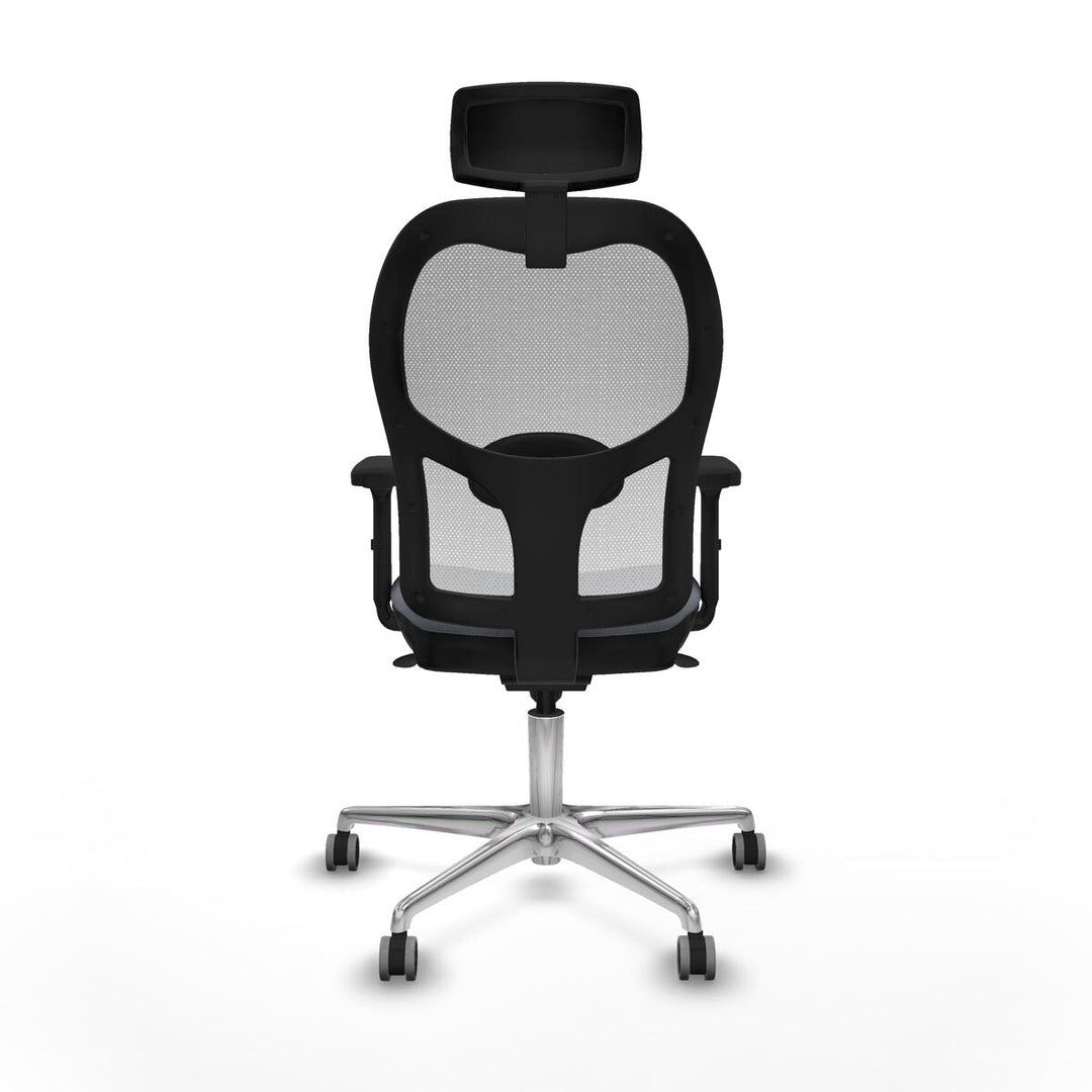 Office Chair with Headrest Piqueras y Crespo 2D086G2 Grey