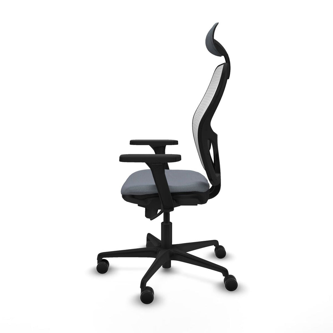 Office Chair with Headrest Piqueras y Crespo 3D036N1 Grey