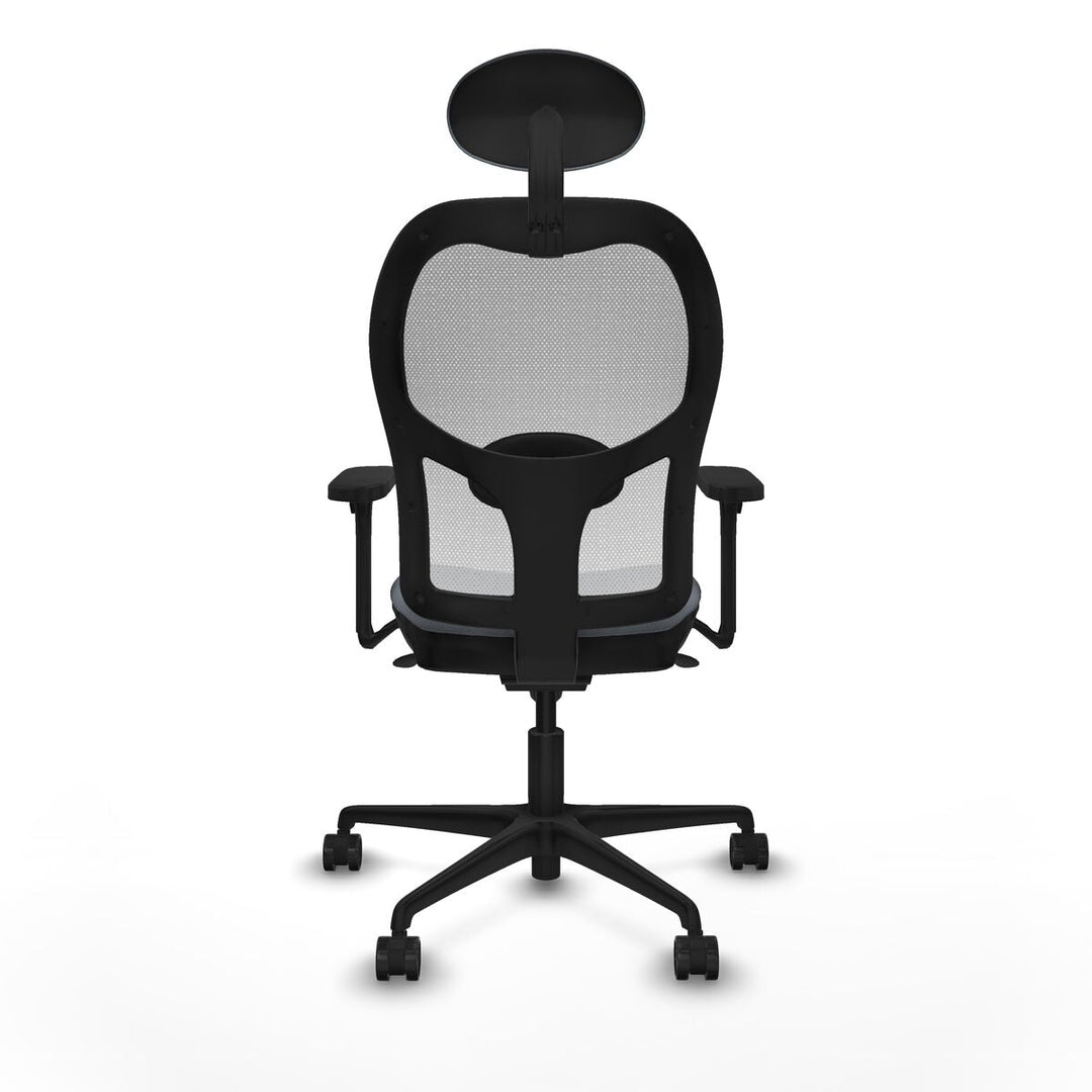 Office Chair with Headrest Piqueras y Crespo 3D036N1 Grey