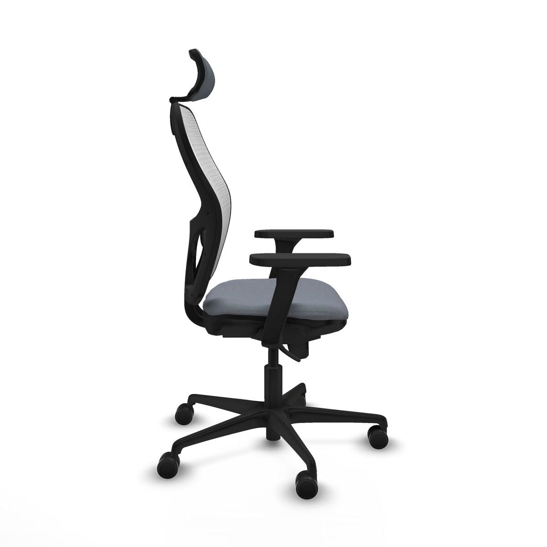Office Chair with Headrest Piqueras y Crespo 3D036N2 Grey