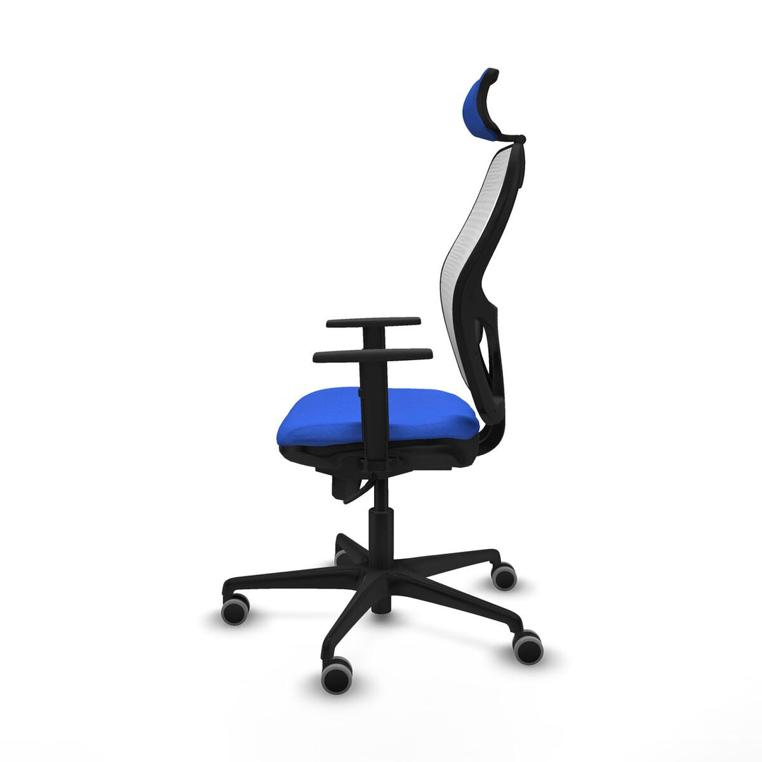 Office Chair with Headrest Piqueras y Crespo 1D036G2 Blue