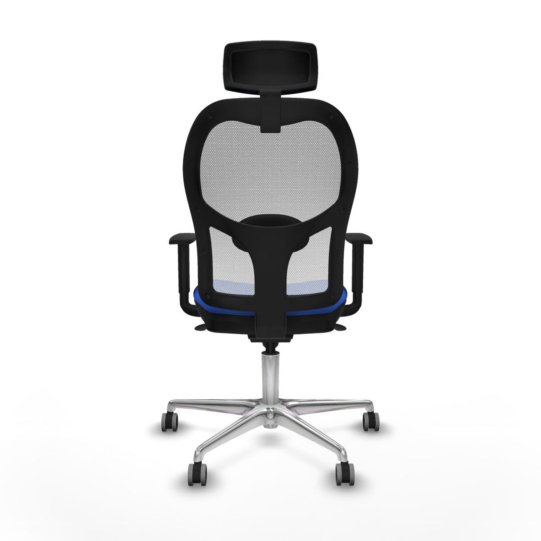Office Chair with Headrest Piqueras y Crespo 1D086G2 Blue