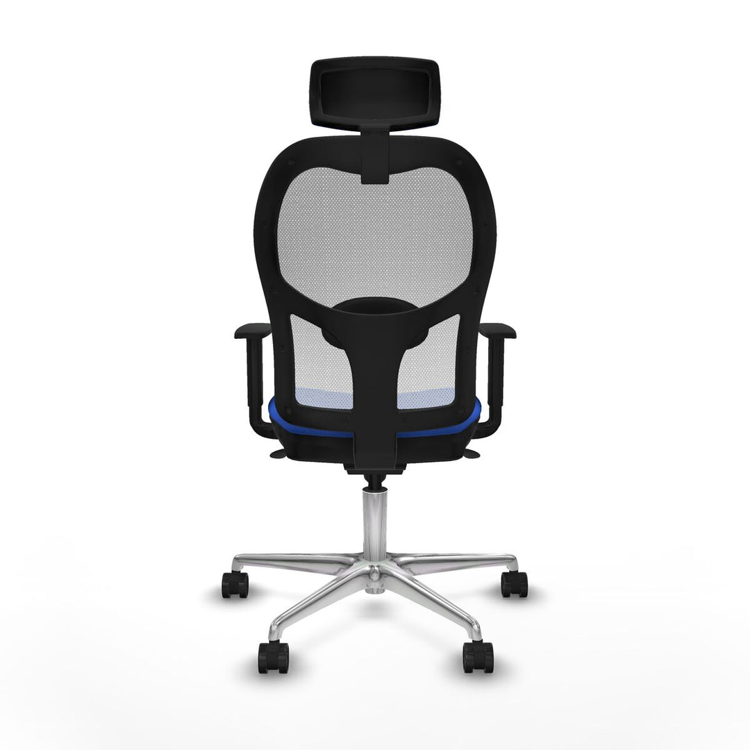 Office Chair with Headrest Piqueras y Crespo 1D086N2 Blue