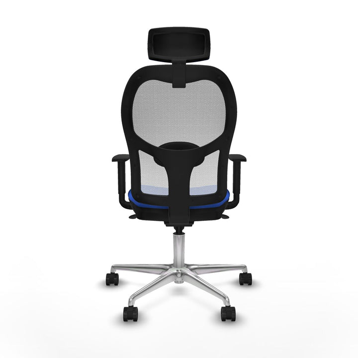 Office Chair with Headrest Piqueras y Crespo 1D086N2 Blue