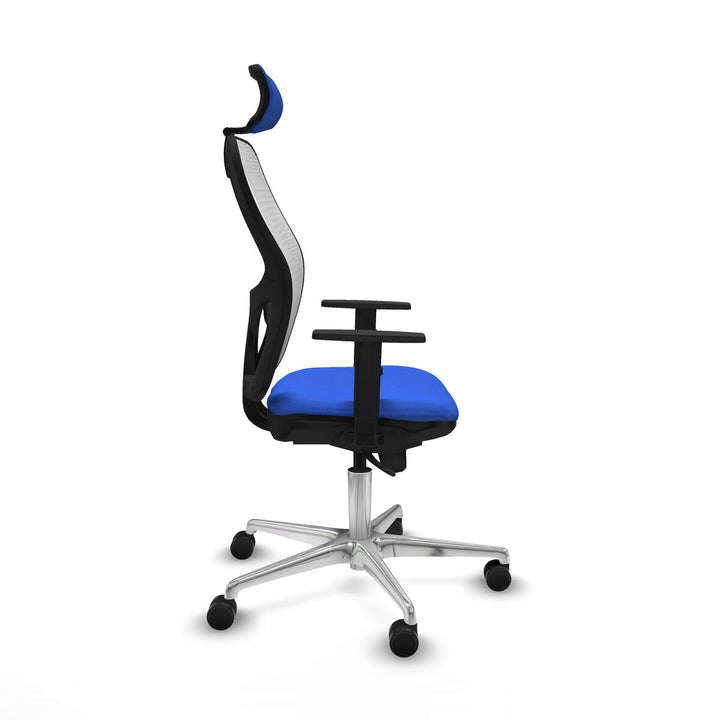 Office Chair with Headrest Piqueras y Crespo 1D086N2 Blue
