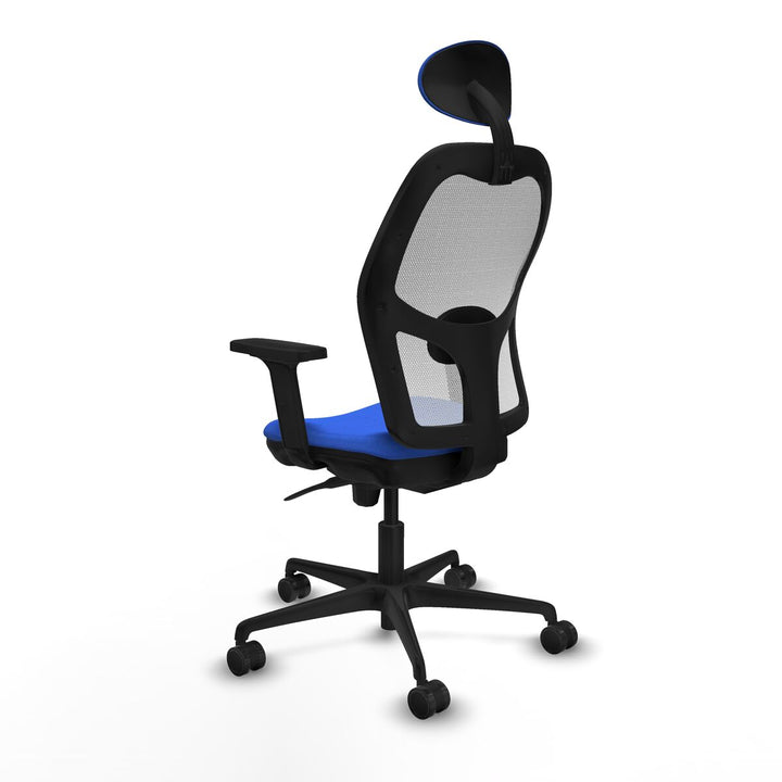Office Chair with Headrest Piqueras y Crespo 2D036N1 Blue