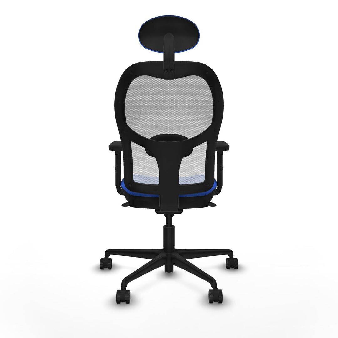 Office Chair with Headrest Piqueras y Crespo 2D036N1 Blue