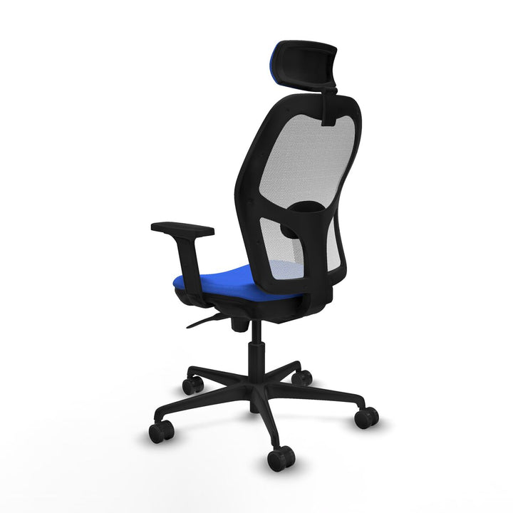 Office Chair with Headrest Piqueras y Crespo 2D036N2 Blue