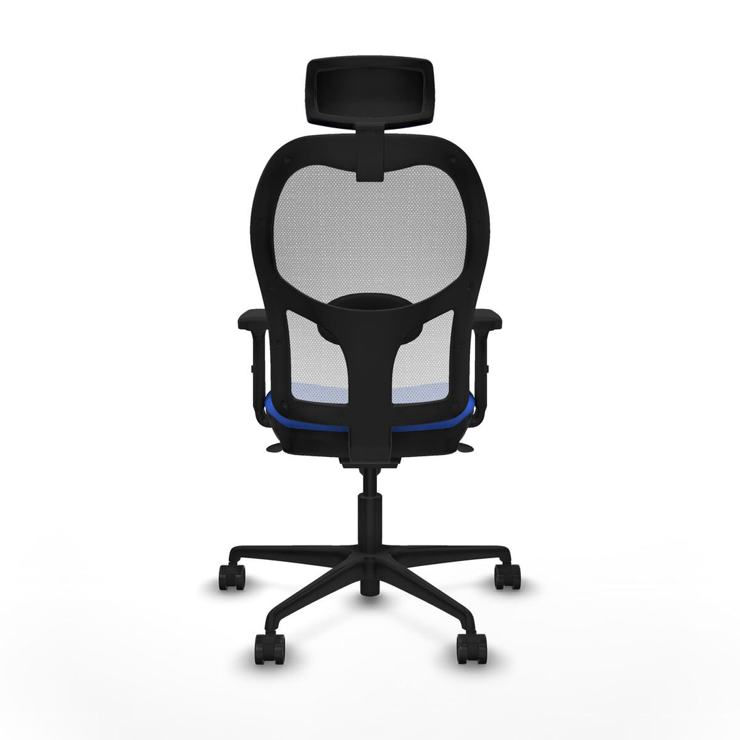 Office Chair with Headrest Piqueras y Crespo 2D036N2 Blue