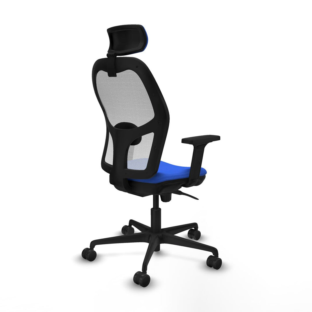 Office Chair with Headrest Piqueras y Crespo 2D036N2 Blue