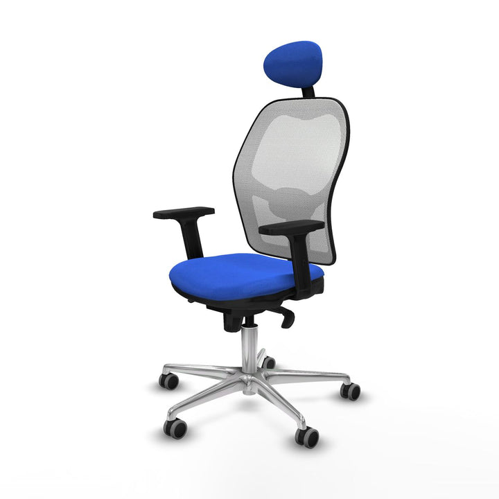 Office Chair with Headrest Piqueras y Crespo 2D086G1 Blue