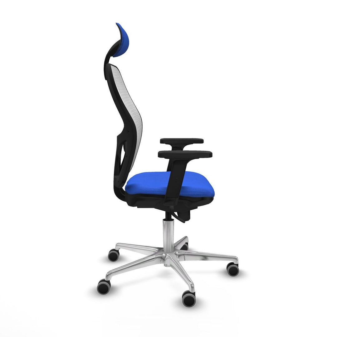 Office Chair with Headrest Piqueras y Crespo 2D086G1 Blue