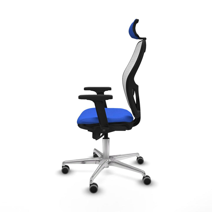 Office Chair with Headrest Piqueras y Crespo 2D086G2 Blue