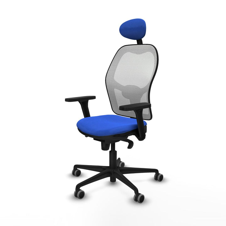 Office Chair with Headrest Piqueras y Crespo 3D036G1 Blue