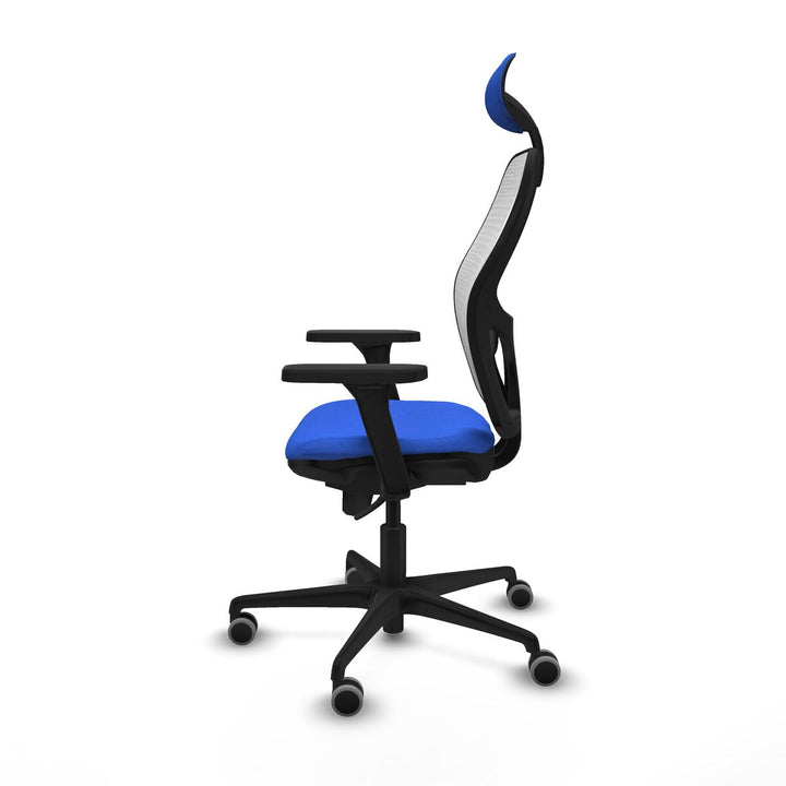 Office Chair with Headrest Piqueras y Crespo 3D036G1 Blue