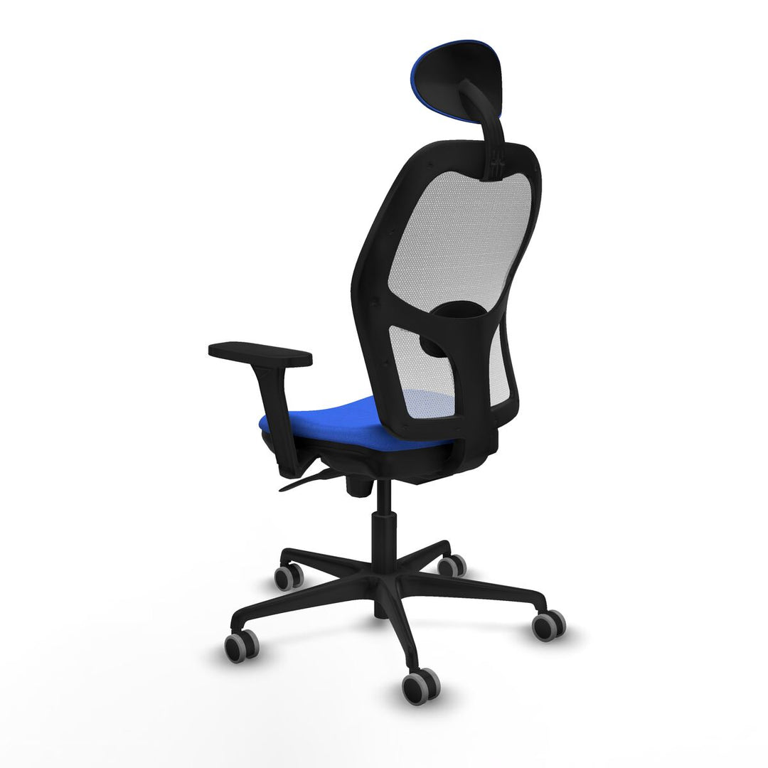 Office Chair with Headrest Piqueras y Crespo 3D036G1 Blue