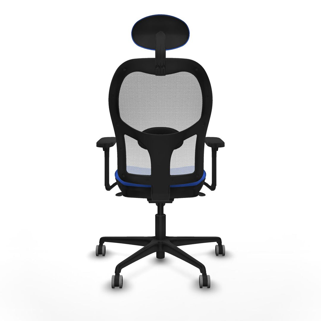 Office Chair with Headrest Piqueras y Crespo 3D036G1 Blue