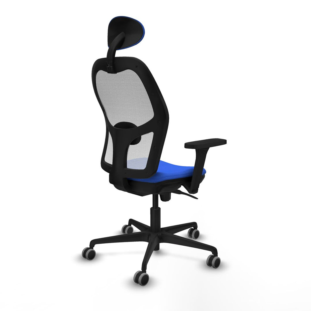 Office Chair with Headrest Piqueras y Crespo 3D036G1 Blue