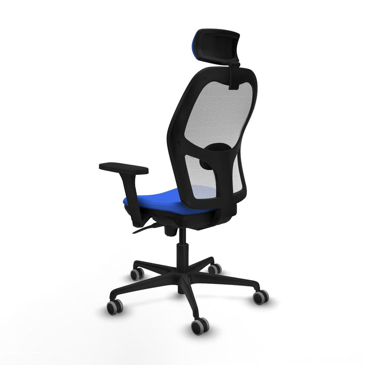 Office Chair with Headrest Piqueras y Crespo 3D036G2 Blue