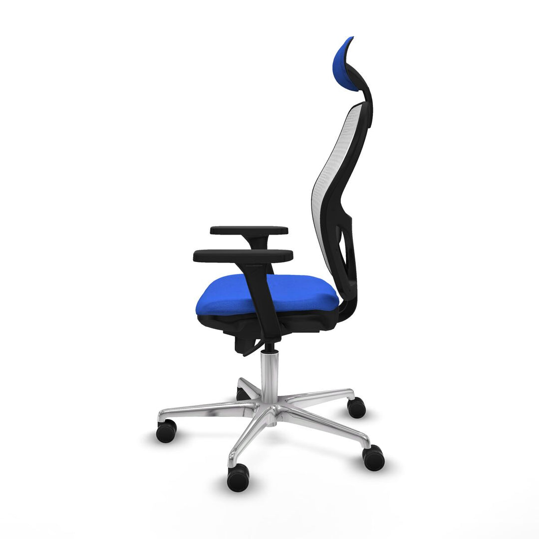 Office Chair with Headrest Piqueras y Crespo 3D086N1 Blue