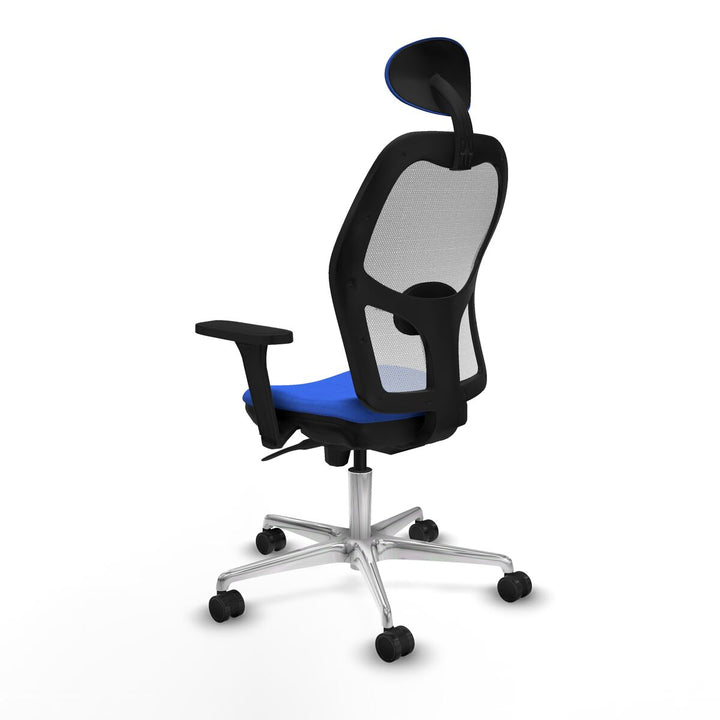Office Chair with Headrest Piqueras y Crespo 3D086N1 Blue