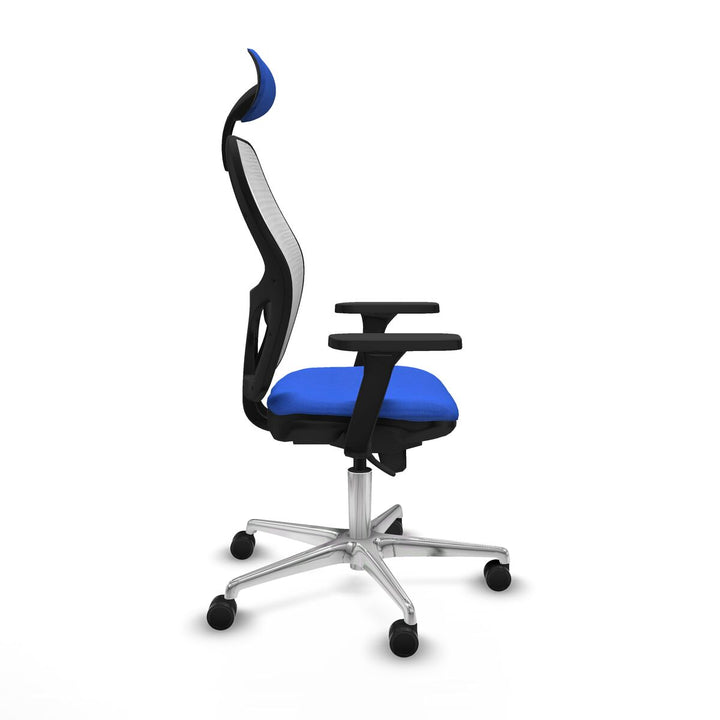 Office Chair with Headrest Piqueras y Crespo 3D086N1 Blue