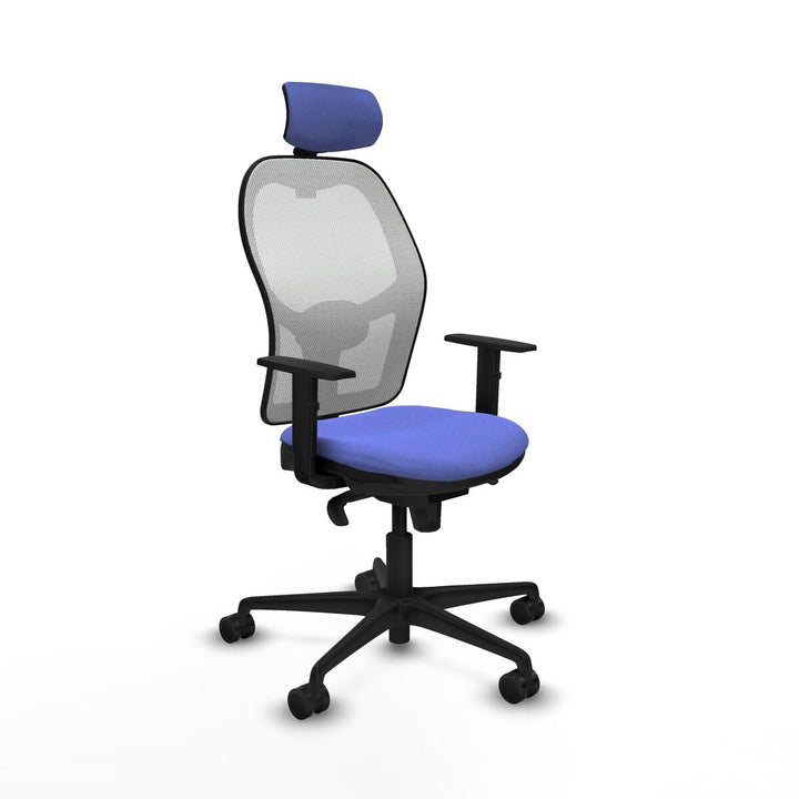 Office Chair with Headrest Piqueras y Crespo 1D036N2 Light Blue