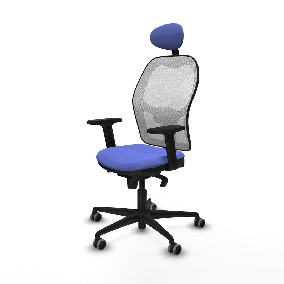 Office Chair with Headrest Piqueras y Crespo 2D036G1 Light Blue