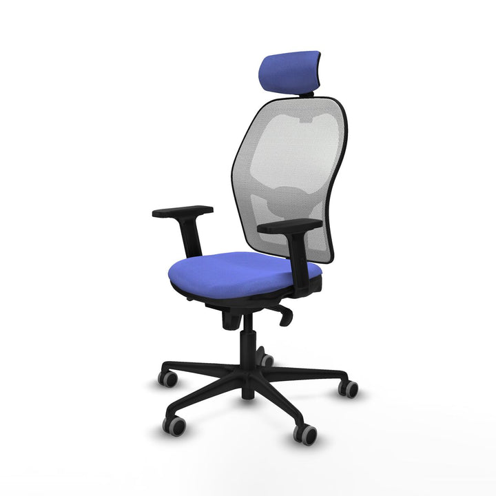 Office Chair with Headrest Piqueras y Crespo 2D036G2 Light Blue