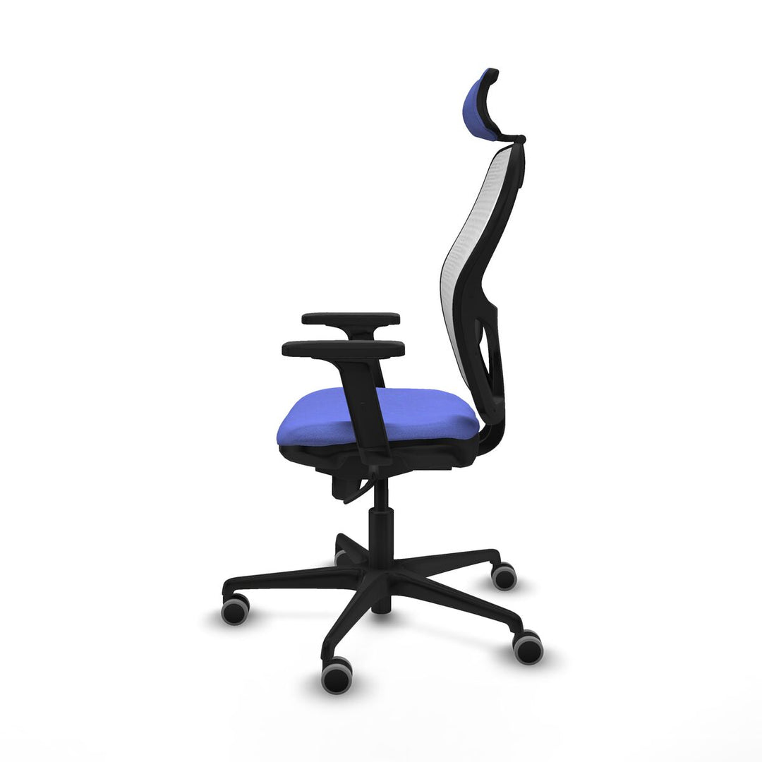 Office Chair with Headrest Piqueras y Crespo 2D036G2 Light Blue