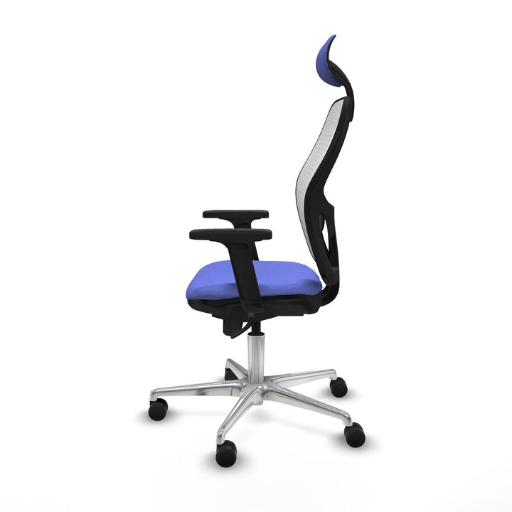 Office Chair with Headrest Piqueras y Crespo 2D086N1 Light Blue