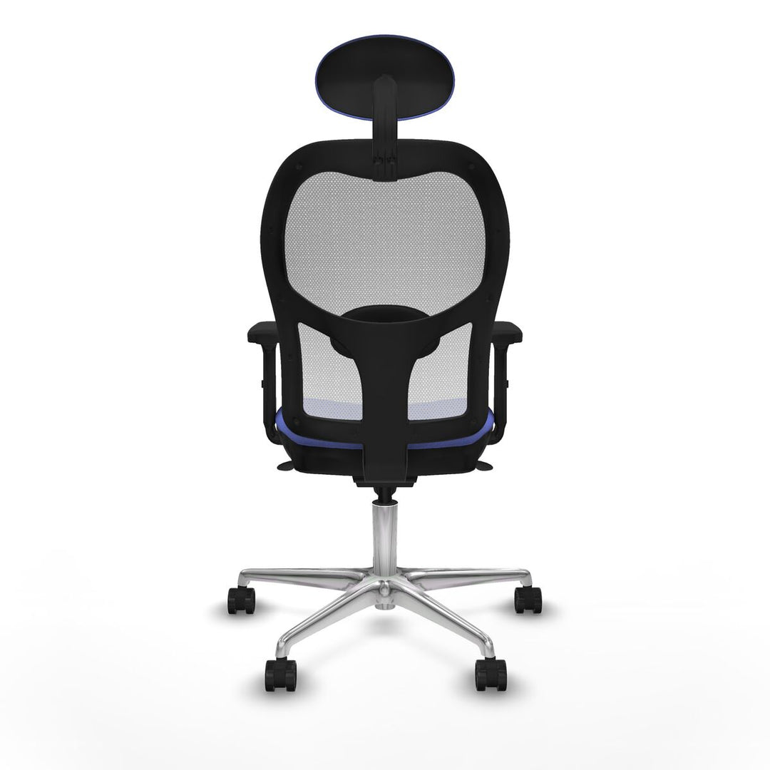 Office Chair with Headrest Piqueras y Crespo 2D086N1 Light Blue