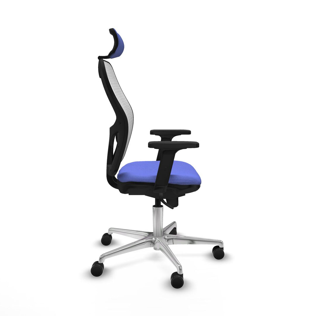 Office Chair with Headrest Piqueras y Crespo 2D086N2 Light Blue