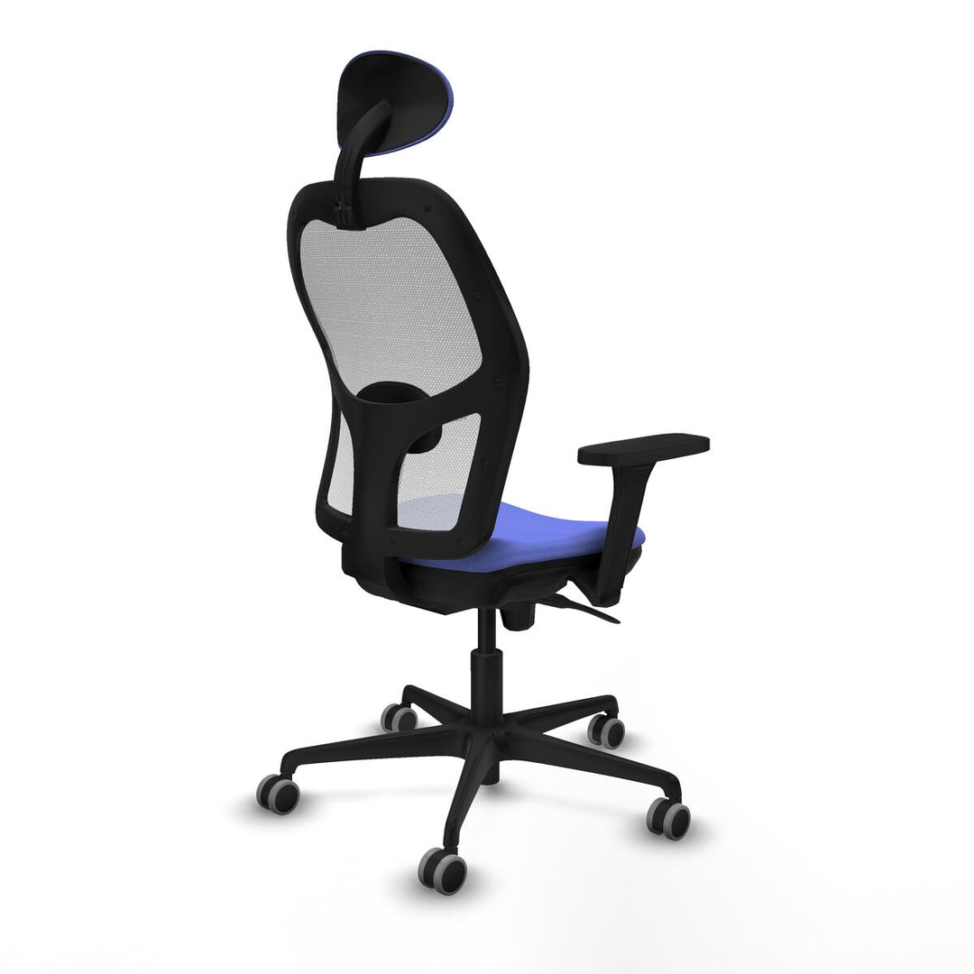 Office Chair with Headrest Piqueras y Crespo 3D036G1 Light Blue