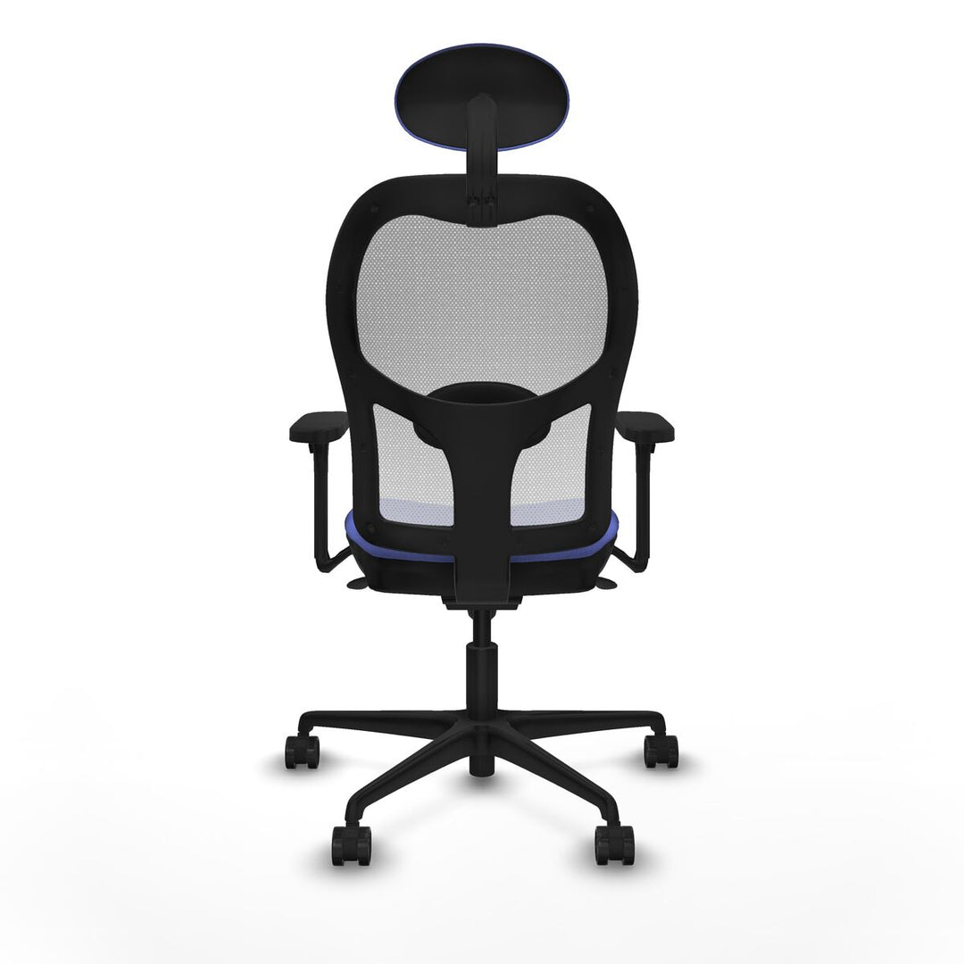Office Chair with Headrest Piqueras y Crespo 3D036N1 Light Blue
