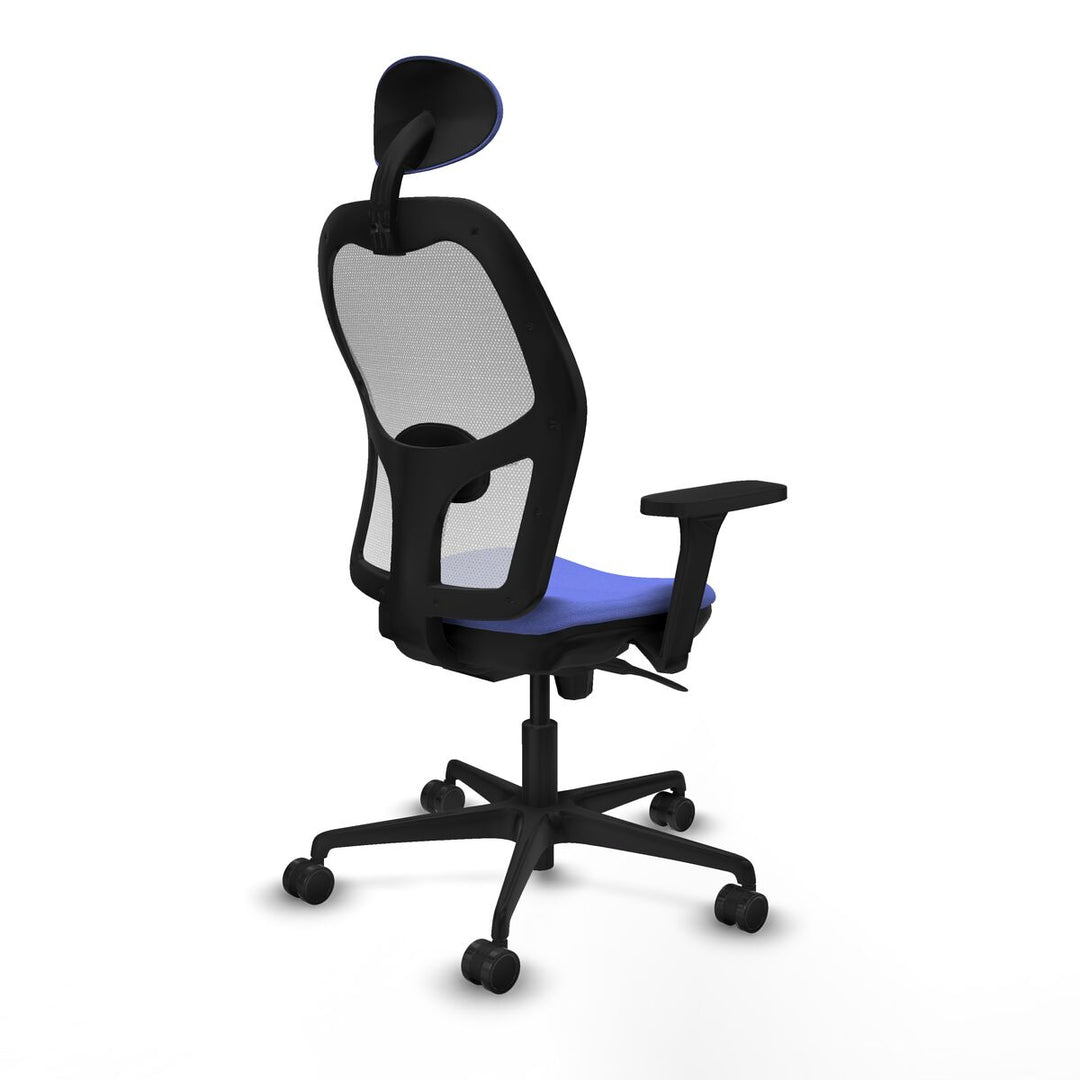 Office Chair with Headrest Piqueras y Crespo 3D036N1 Light Blue