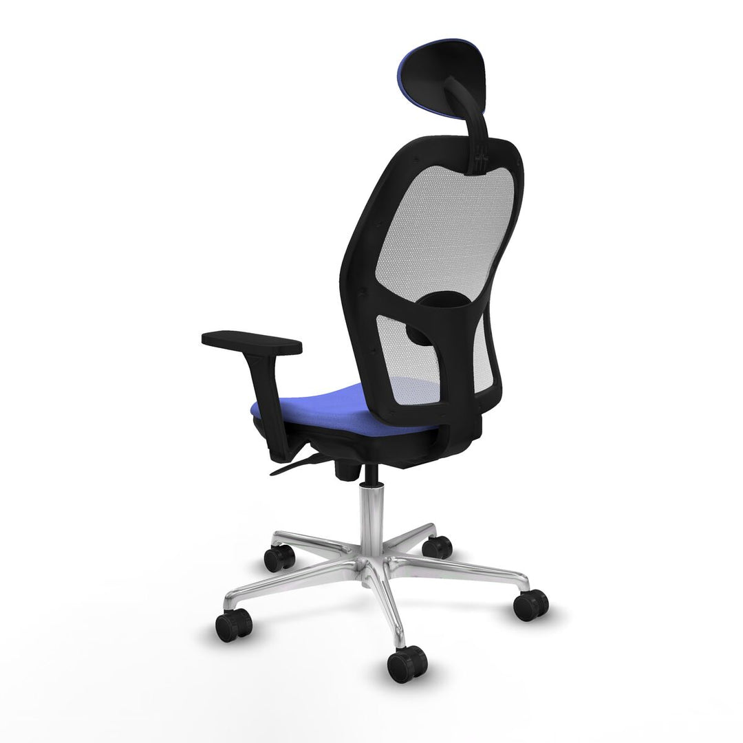 Office Chair with Headrest Piqueras y Crespo 3D086N1 Light Blue