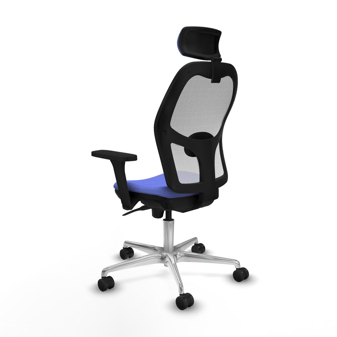 Office Chair with Headrest Piqueras y Crespo 3D086N2 Light Blue