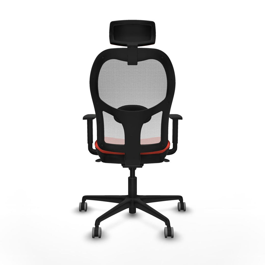 Office Chair with Headrest Piqueras y Crespo 1D036G2 Dark Orange