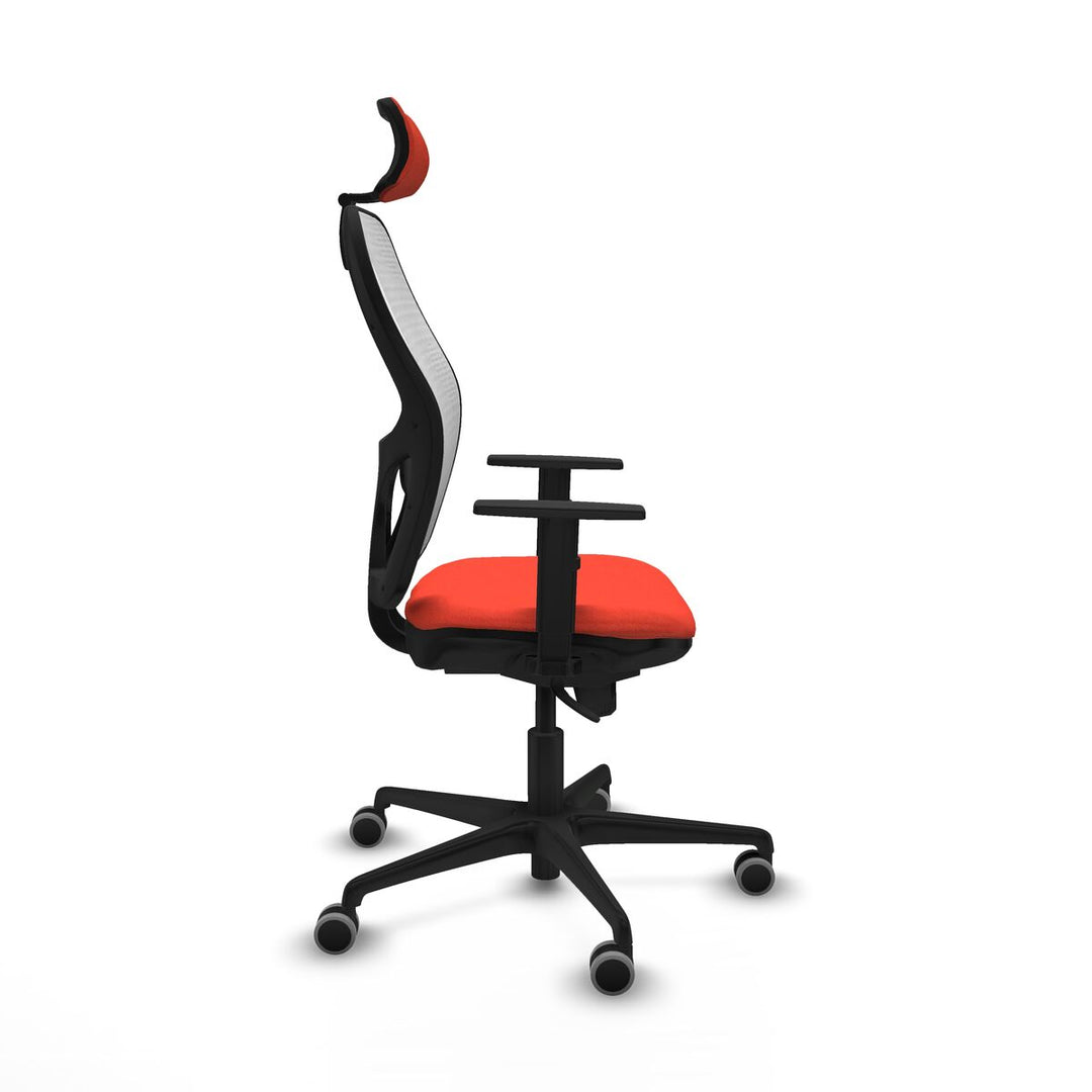 Office Chair with Headrest Piqueras y Crespo 1D036G2 Dark Orange